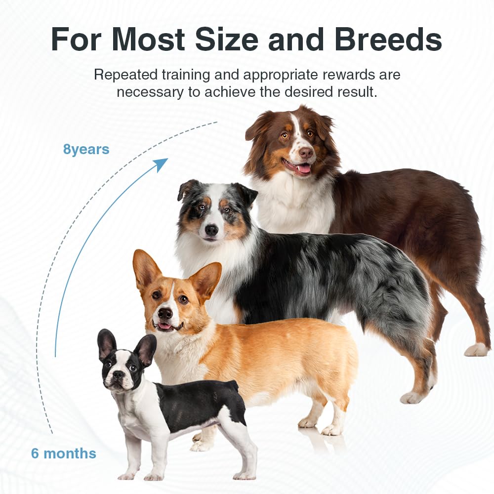 Antiladridos Para Perros Ultrasonidos Recargable | Alcance 16.4FT | 2 Modos | Impermeable IPX2