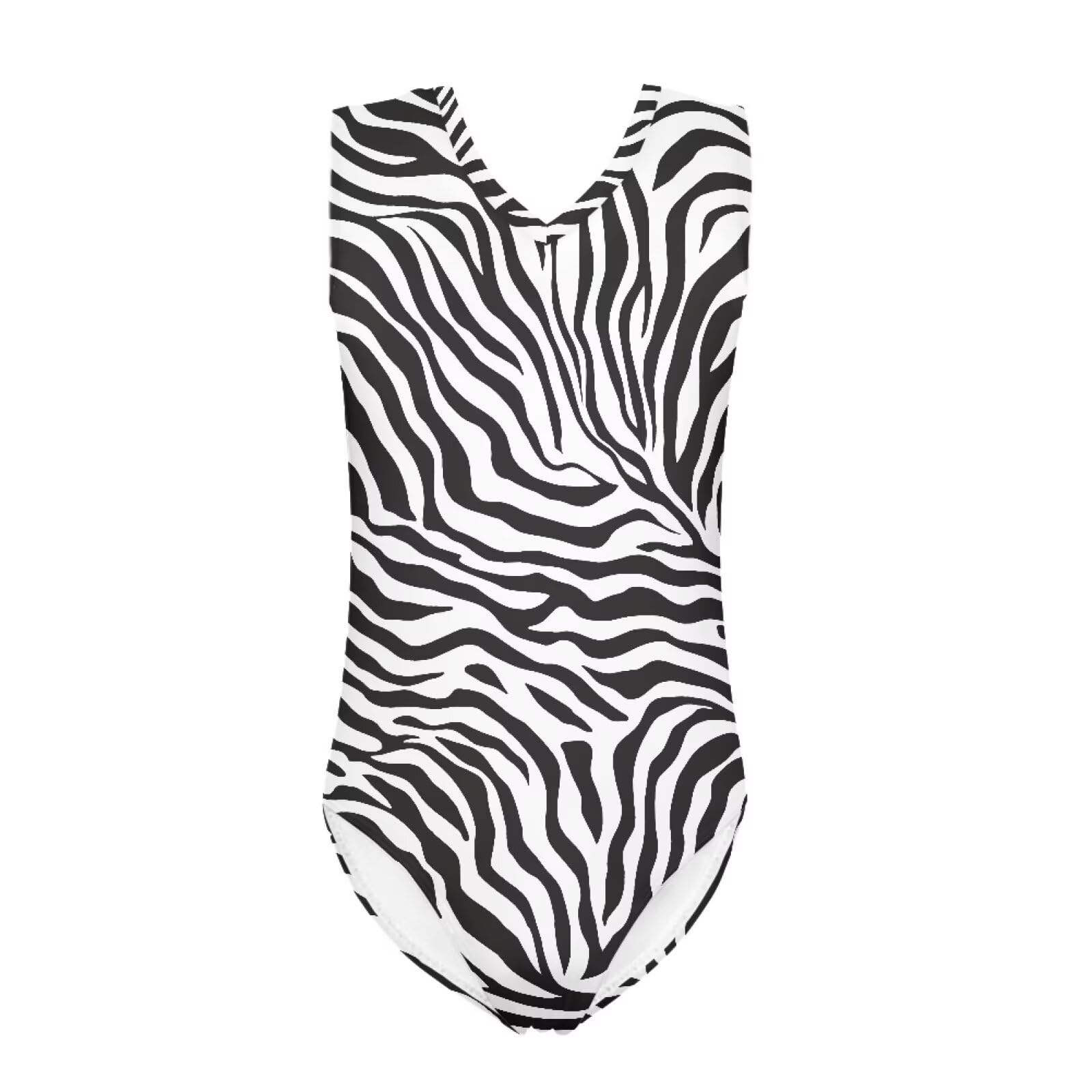 Cartoon Pattern Kids Girls Bathing Suits One Piece Swimsuit Soft &amp; Quick Dry, 5-14Years