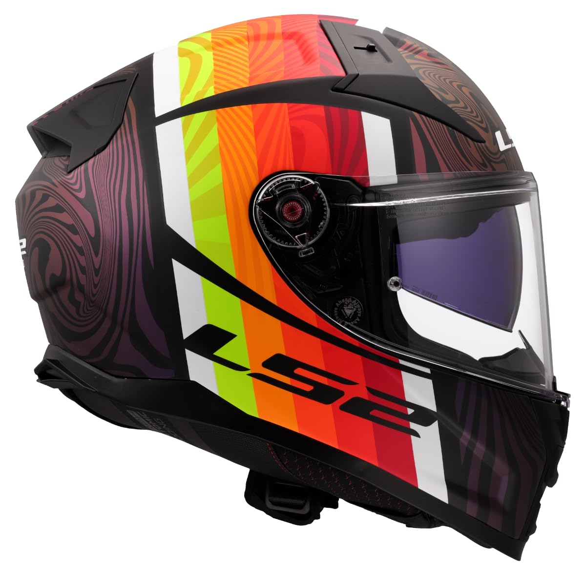 LS2, Casco Moto Integral VECTOR II FREEDOM Black Chameleon, XXS