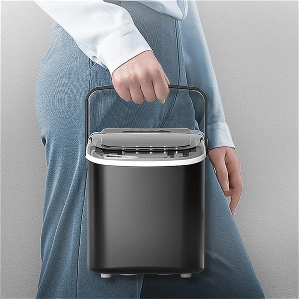ELzEy Minimáquina de Hielo Redonda Completamente automática, Inteligente, for Uso doméstico, Comercial, pequeño Dormitorio, for Estudiantes