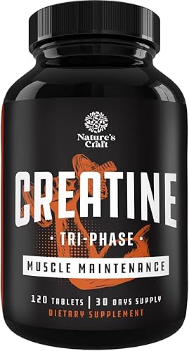 Píldoras trifásicas de creatina de 018oz ganador de masa muscular y recuperación muscular píldoras de creatina HCL piruvato y monohidrato de