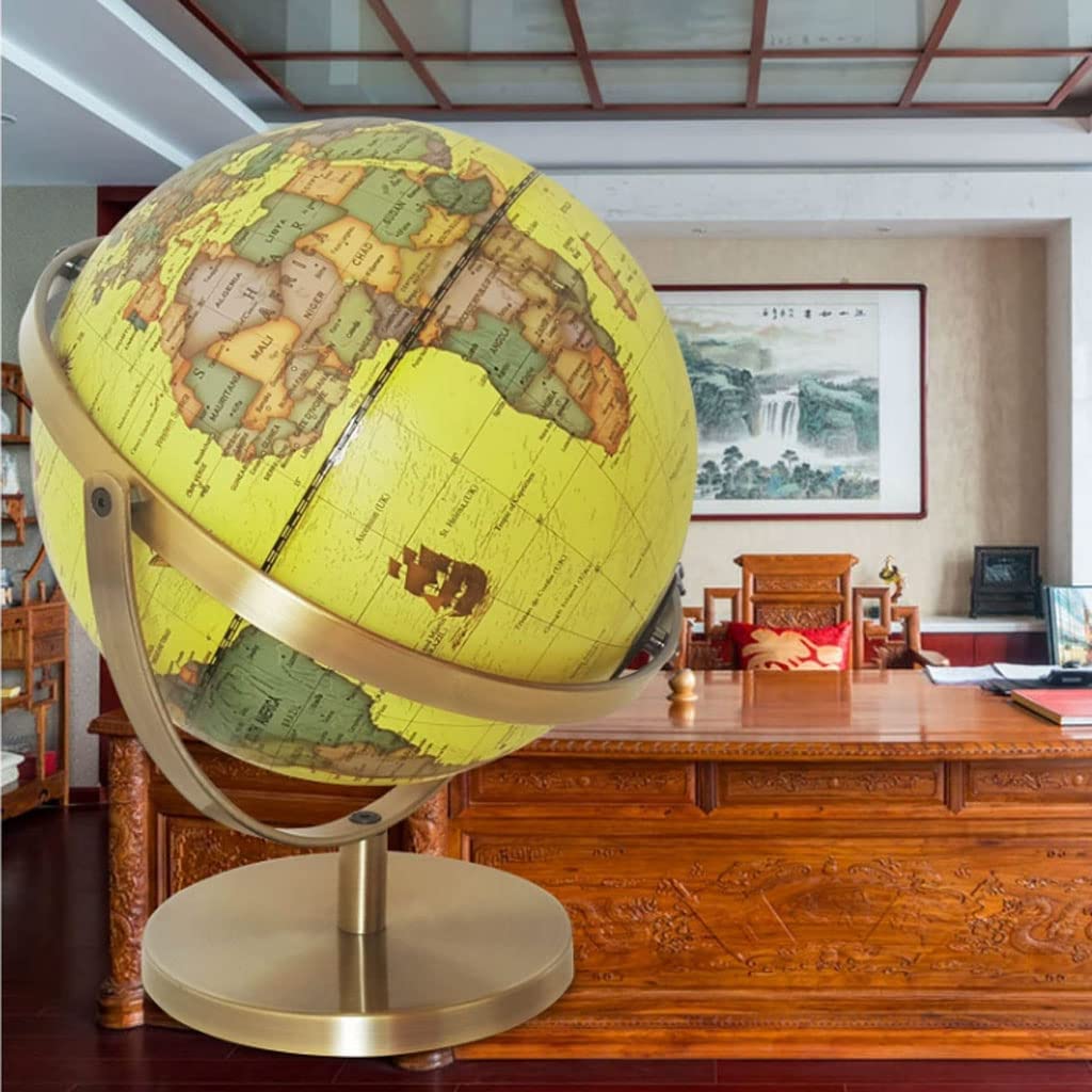Amazon.co.jp: 精巧な地球儀 720°回転地球儀デスクトップ地球儀英語版