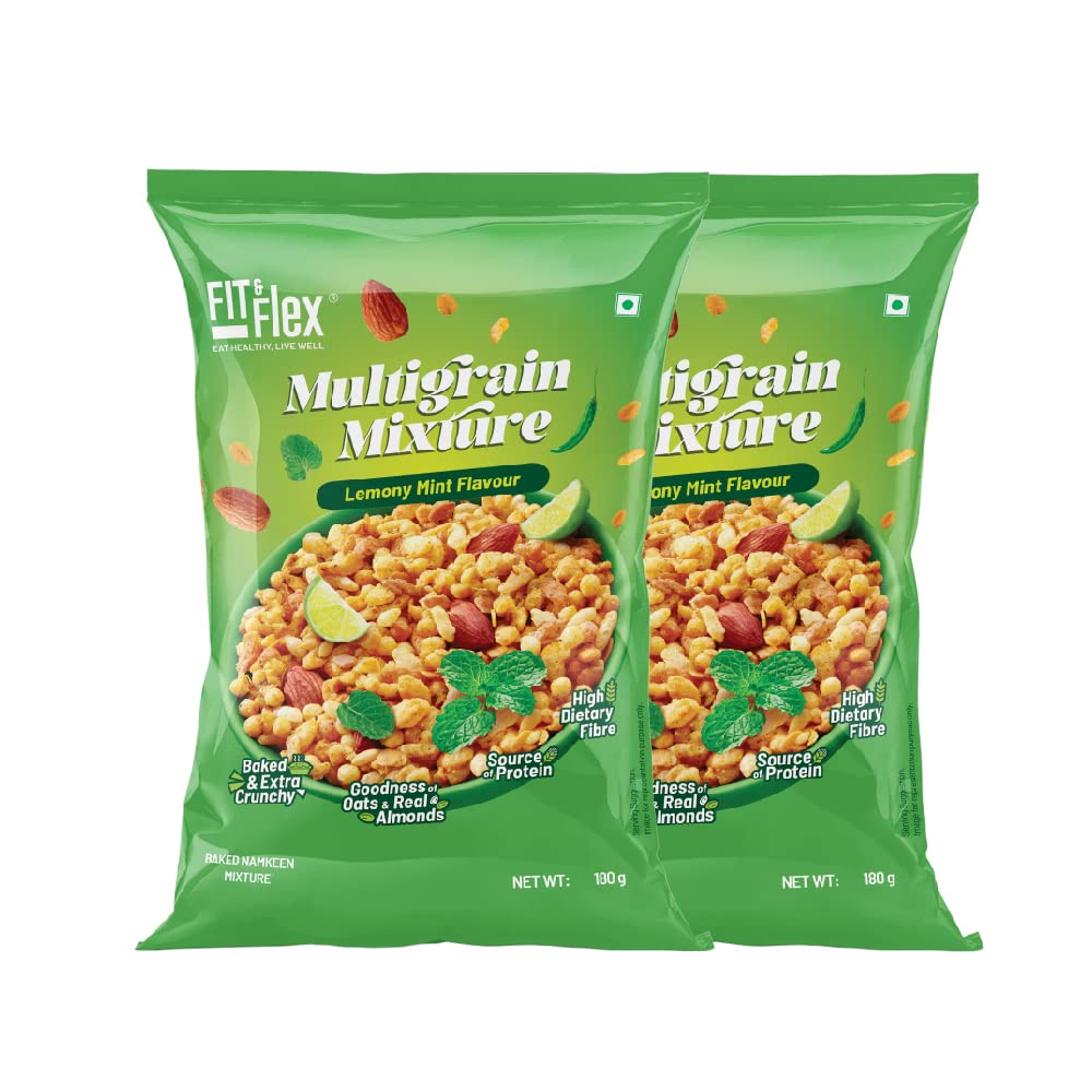 See full amazon price history chart for Fit & Flex Multigrain Mixture, Lemony Mint(180g x 2), Zero Cholesterol, Oat Rich, Extra Baked and Crunchy Snack, High Dietary Fibre, All-time Party Snack - As Seen on Shark Tank India - Pack of 2, 360 Gm Fit & Flex Multigrain Mixture, Lemony Mint(180g x 2), Zero Cholesterol, Oat Rich, Extra Baked and Crunchy Snack, High Dietary Fibre, All-time Party Snack - As Seen on Shark Tank India - Pack of 2, 360 Gm (B09VLDGBHD) Amazon Price History, Amazon Price Tracker