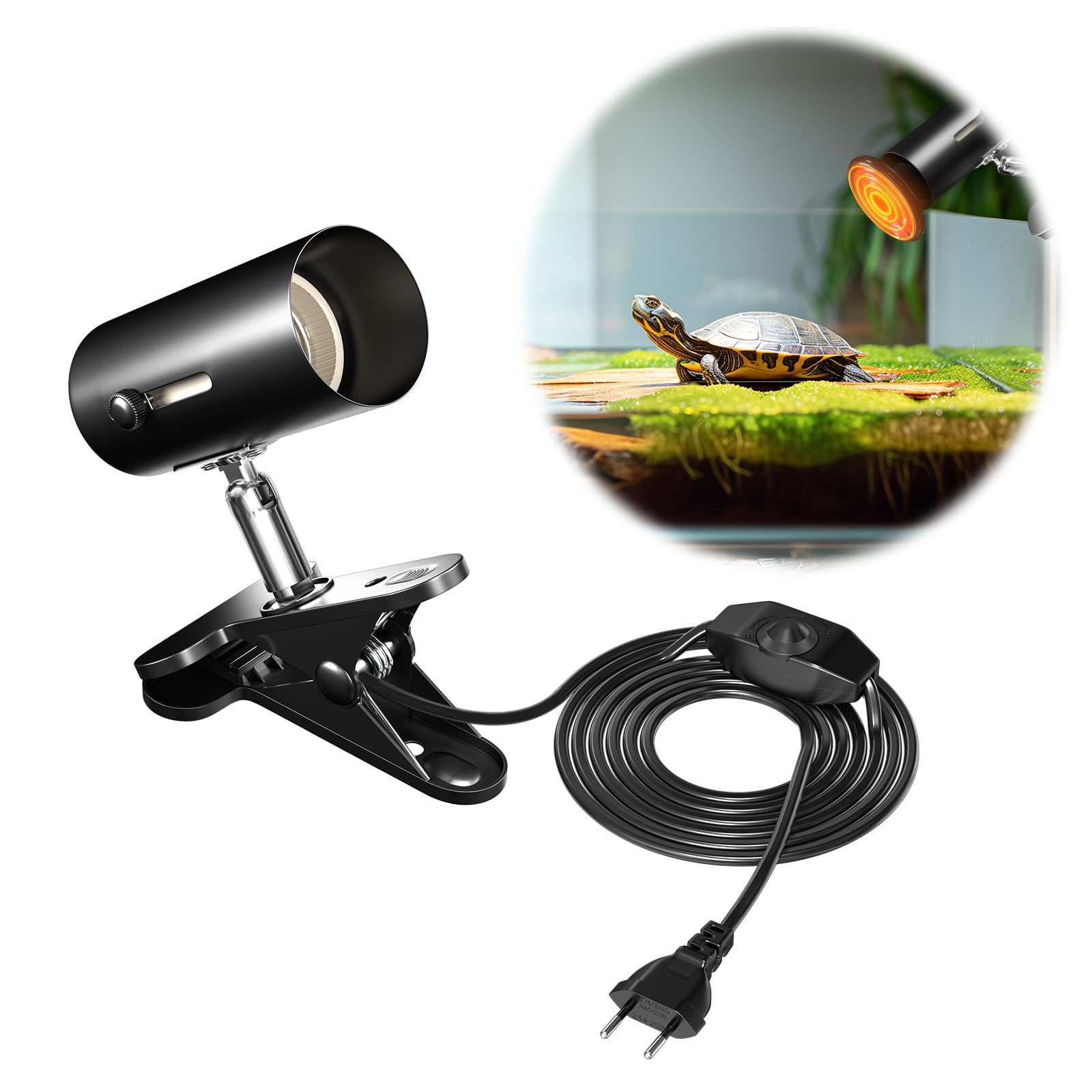 Lampada Riscaldante Per Tartarughe GlowUp 100W - UVA E Infrarossi, 2 Pezzi, E27 - Foto 5