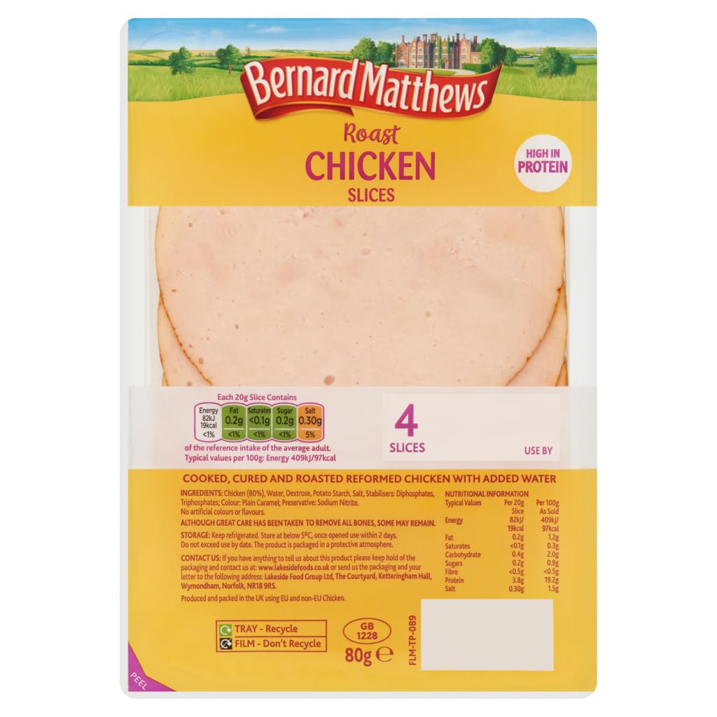 Bernard MatthewsChicken 4 Slices 80g