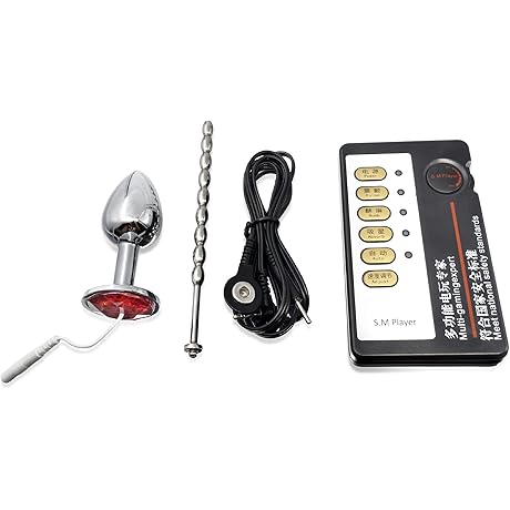 Electro Stimulation Prostate Massage Anal Plugs Beginners Starter Set