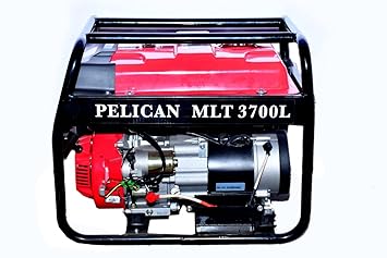 KGN Powers A3700, Electric Start Petrol Generator, Red/Black MLT3700 l Generator