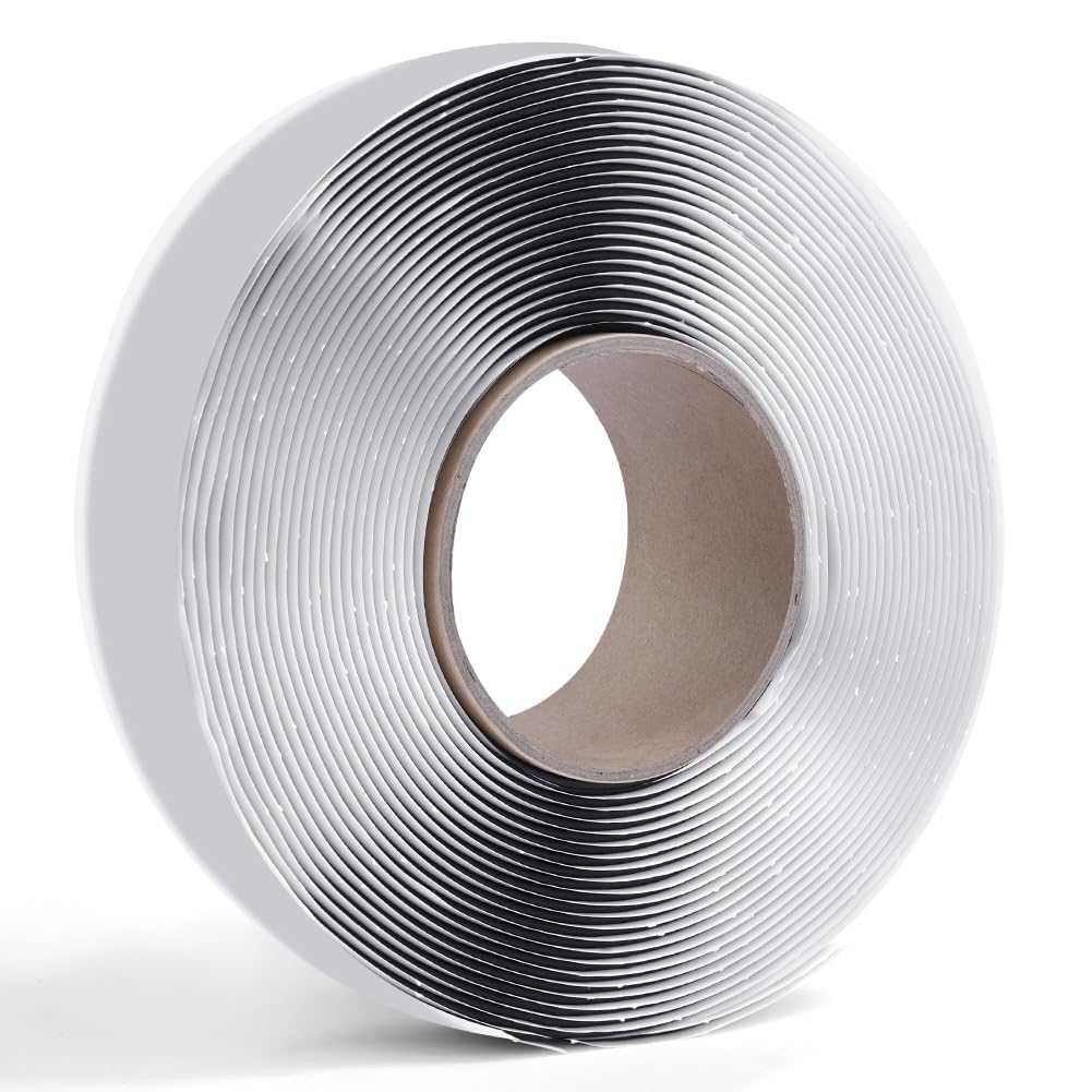 flintronic Butyl Klebeband, 5CM(B) x 10M(L) Butylrundschnur Schwarz, Dichtband Selbstklebend,