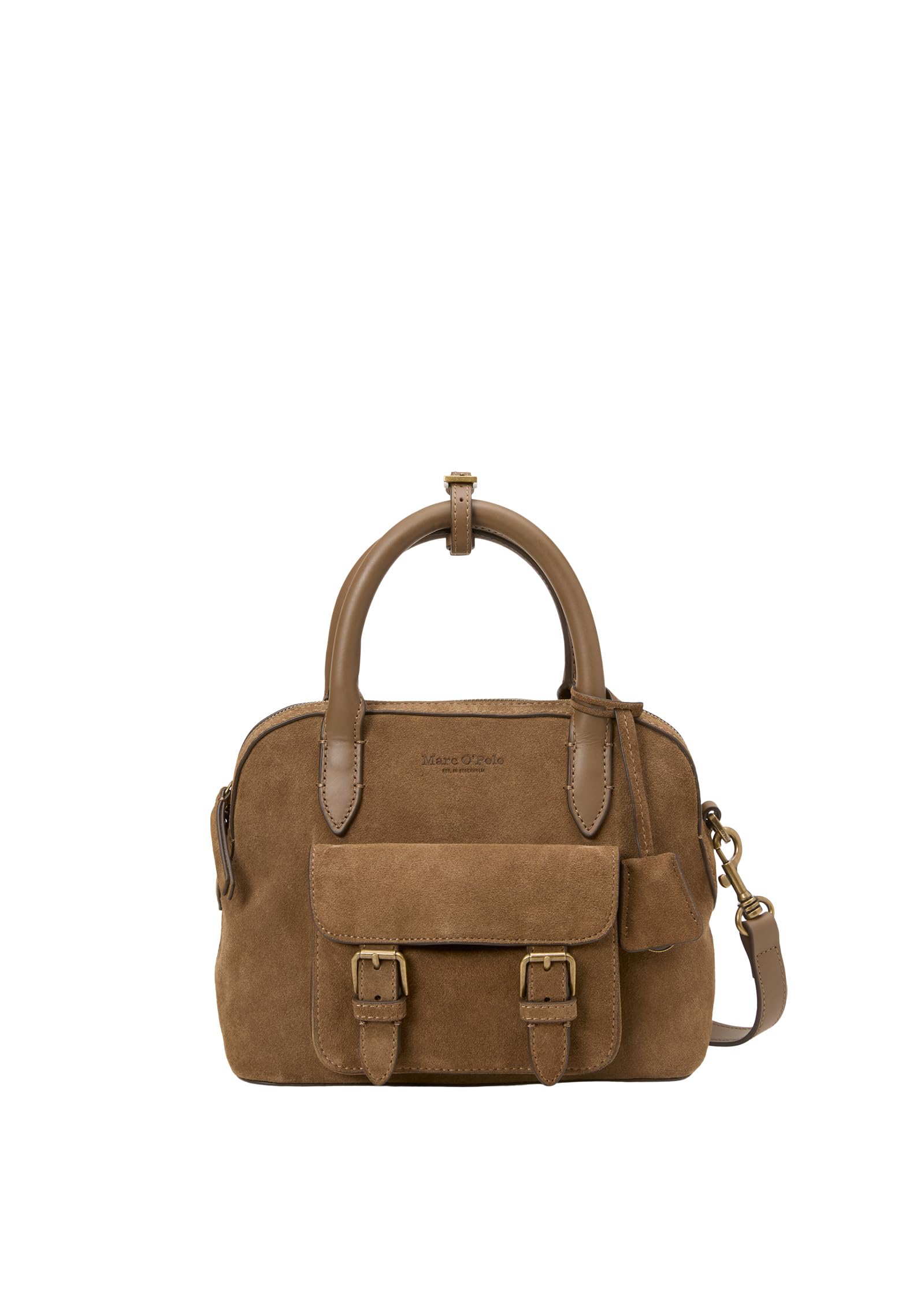 Marc O'Polo sac à main Gil Crossbody Bag Nutshell en cuir brun