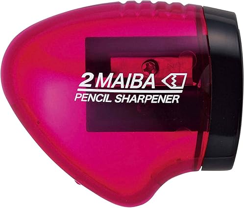 Miniatura 2 de Kutsuwa STAD - Sacapuntas de doble hoja, rosa transparente (RS021PK)