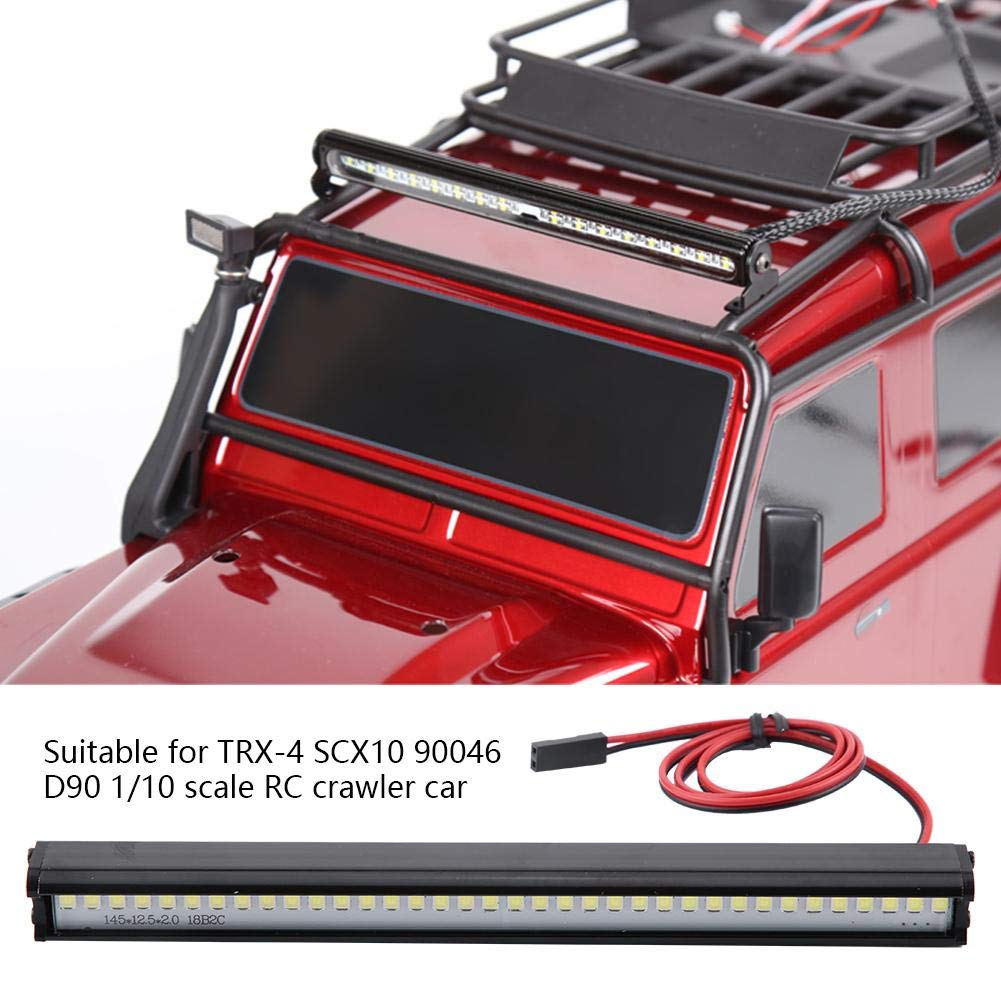 Barra de Luz LED para Vehículos RC, Compacta, Duradera y Potente, para Modelos como SCX10, 90046, D90, Hogar y Uso Profesional