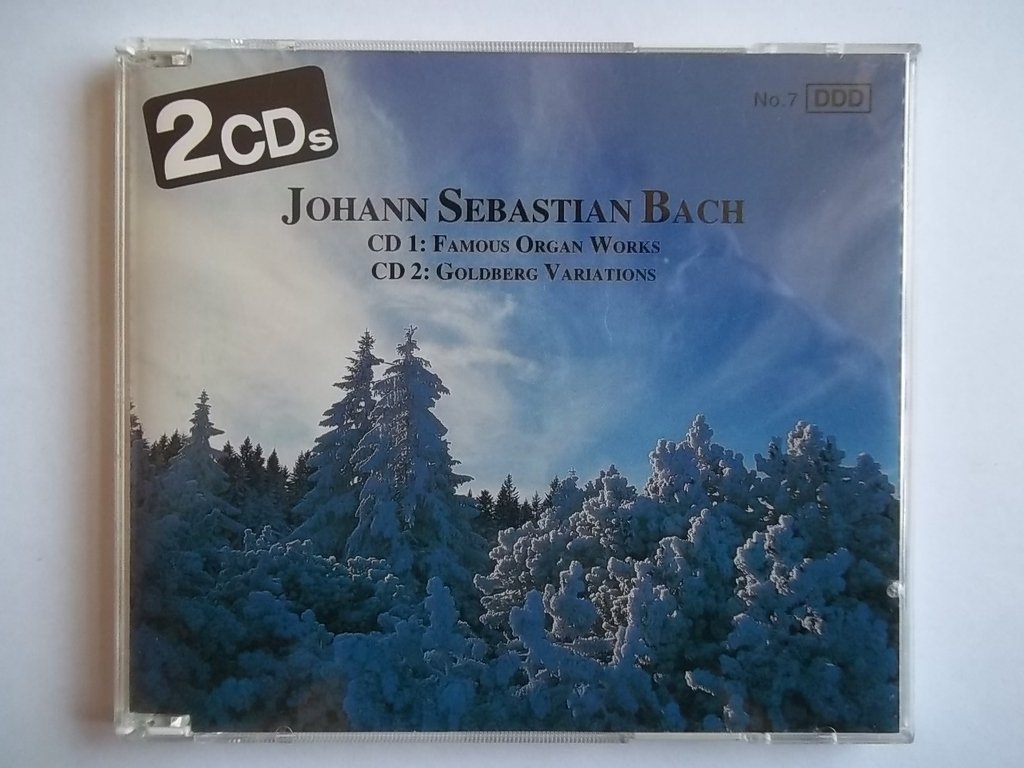 Bach: Famous Organ Works, Goldberg Variations. [Audio CD] Otto Winter / Christiane Jaccottet