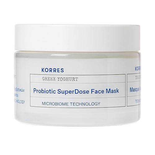 KORRES Máscara facial de superdosis probiótica de yogur griego 3.4fl oz