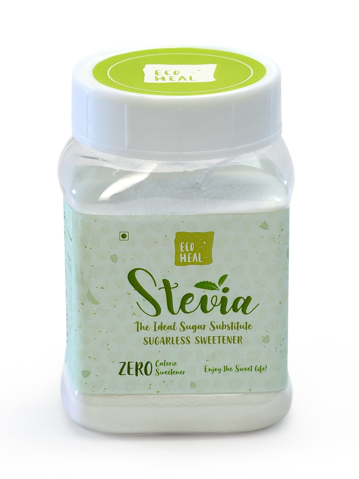 ECOHEAL Stevia Sugarless Sweetener Powder - 100g | Natural Sugar Substitute |100% Zero Calorie | Sugarfree Sweetener (Pack of 1) (B07ZY76MN4) Amazon Price History, Amazon Price Tracker