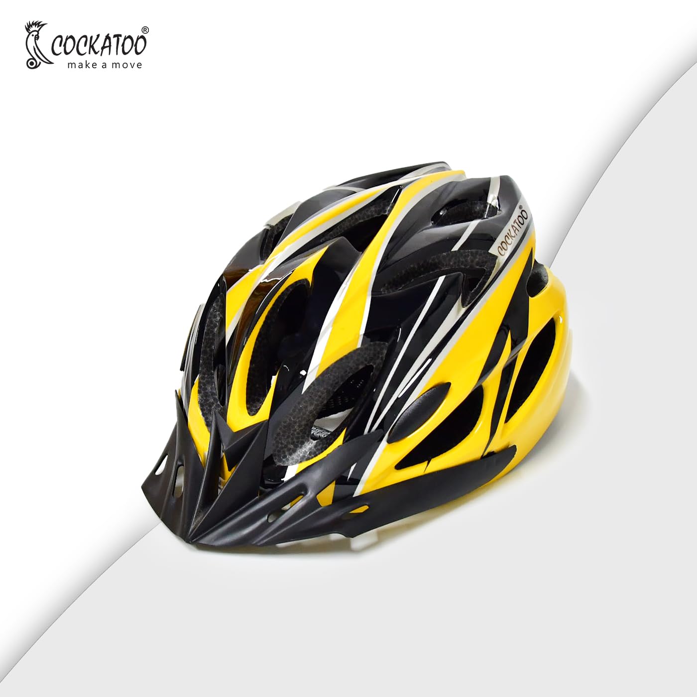 Cockatoo CCH-01 Series Cycling Helmet for Men & Women, Adjustable Cycling Helmet with Visor, Light Weight Cycling Helmet for Ultimate Protection
