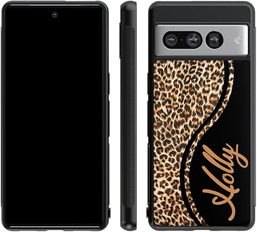 Miniatura 5 de Leopard Skin Personalized Black Rubber Phone Case Compatible With Google Pixel 10, 10 Pro, 10 Pro XL, 9a, 9 Pro, Pixel 9, Pixel 9 Pro XL, 8a, 8 Pro,