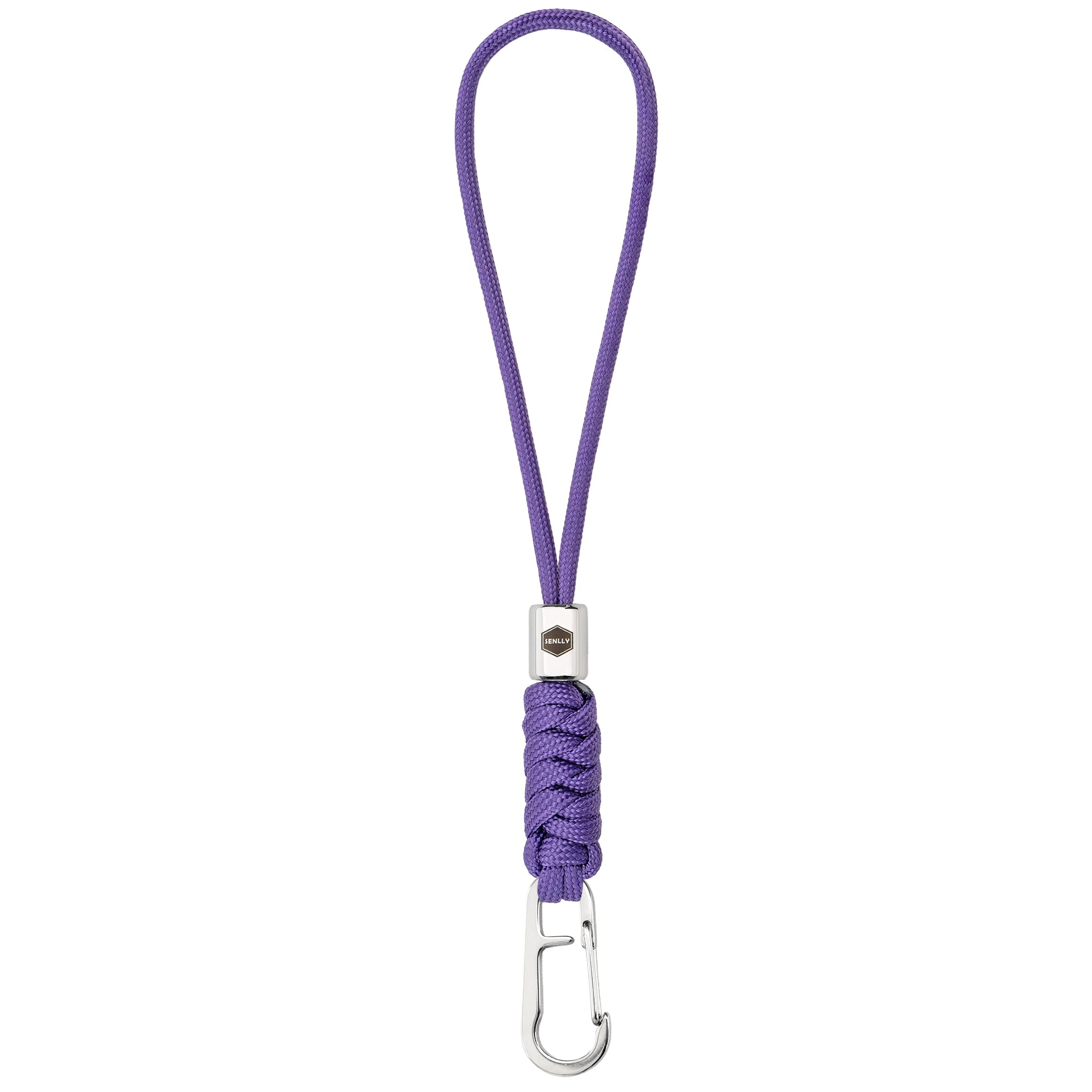 SENLLY Wristlet Keychain Lanyard for Keys, Cell Phone, Wallet, Paracord Braided Design with Stainless Steel Hardware