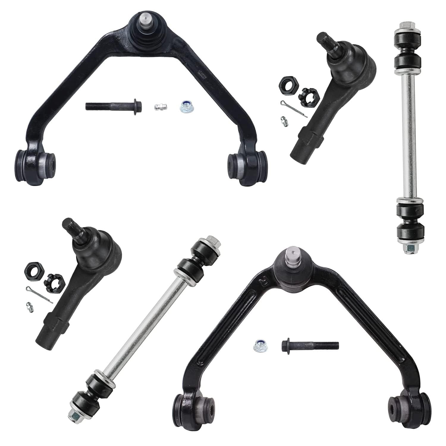 Detroit Axle - 6pc Front End Control Arms Kit for Ford Explorer Ranger