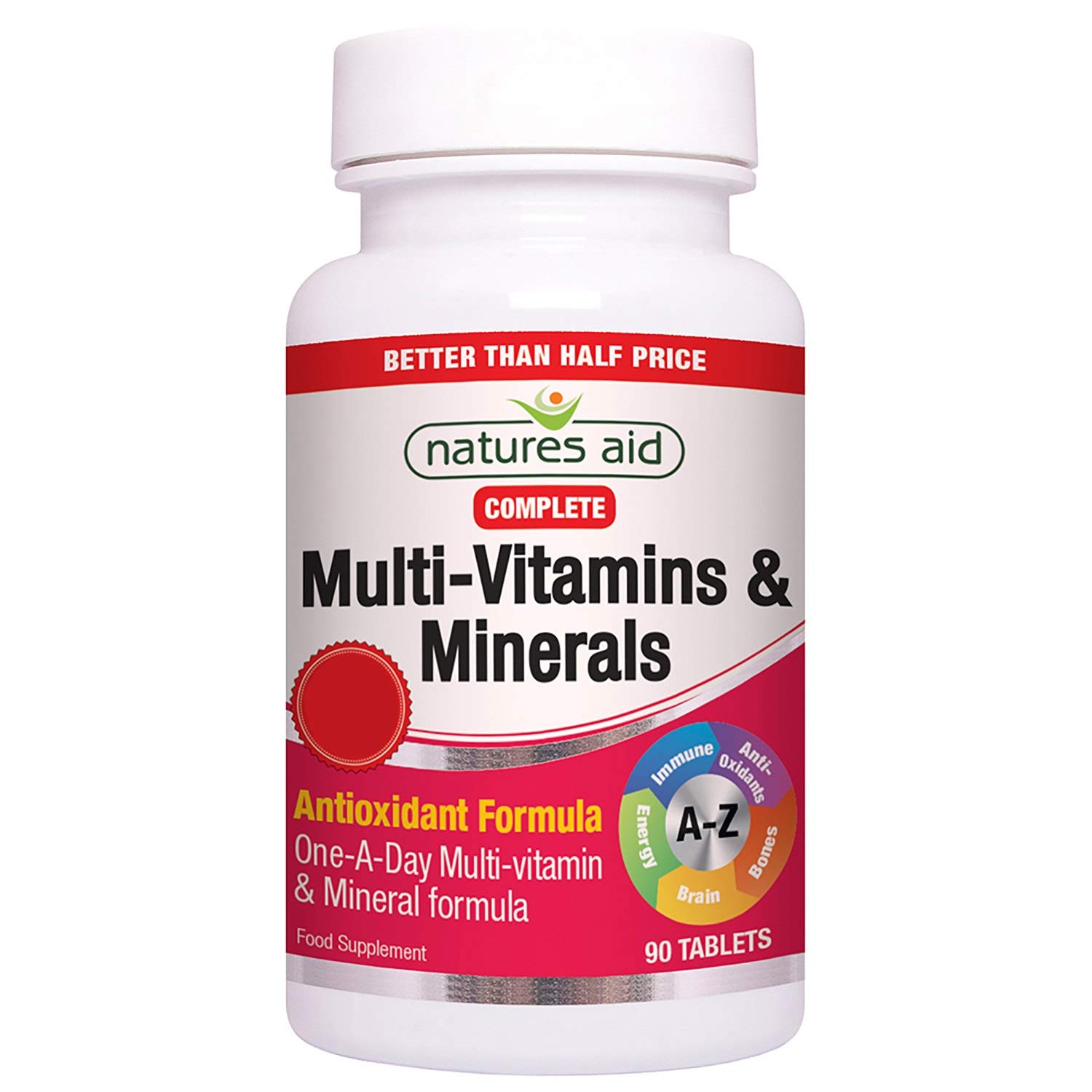 Natures Aid Complete MultiVitamin & Minerals Antioxidant