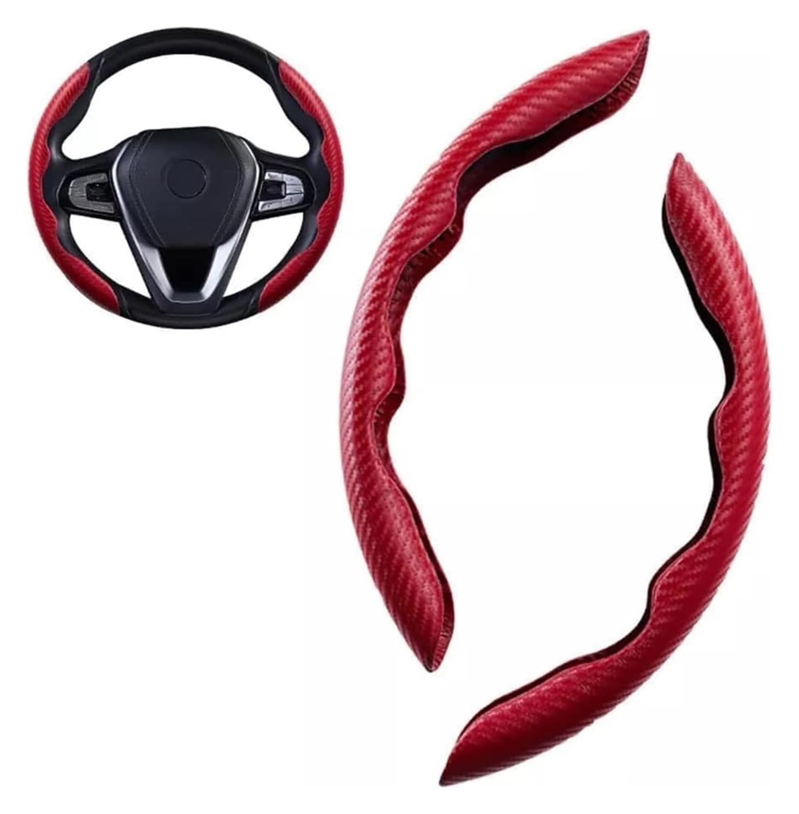 Volante Funda Coche para Skoda para Octavia para Combi para Estate 1998-2010 Protector para Volante De Coche Auto