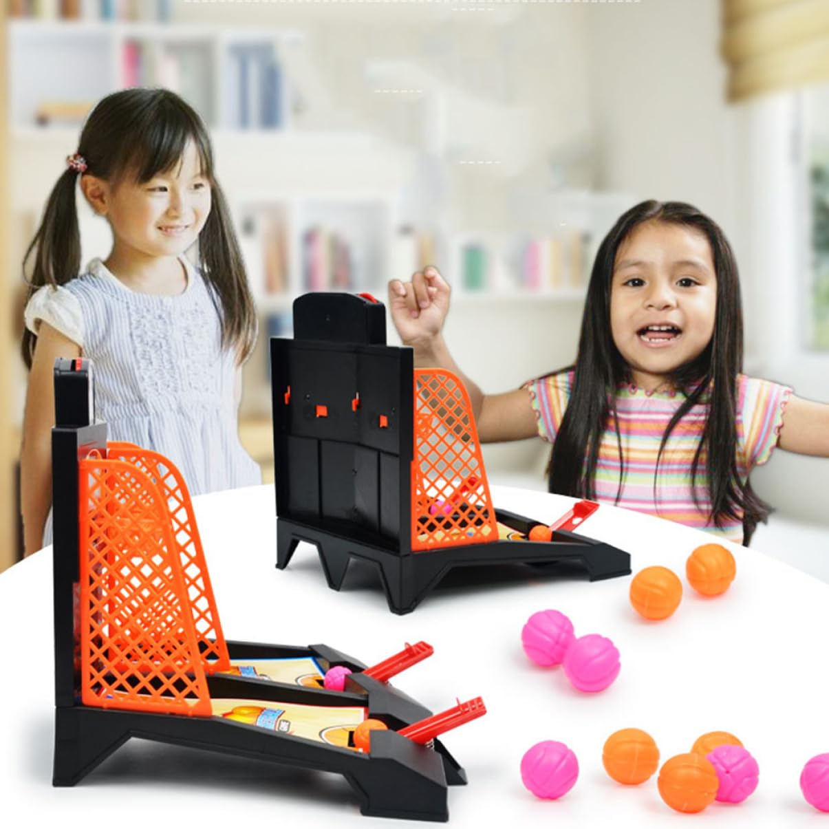 ERINGOGO Mini Basketball Toy Finger Shooting Machine Desktop Basketball Game for Boys and Girls Sports Toy