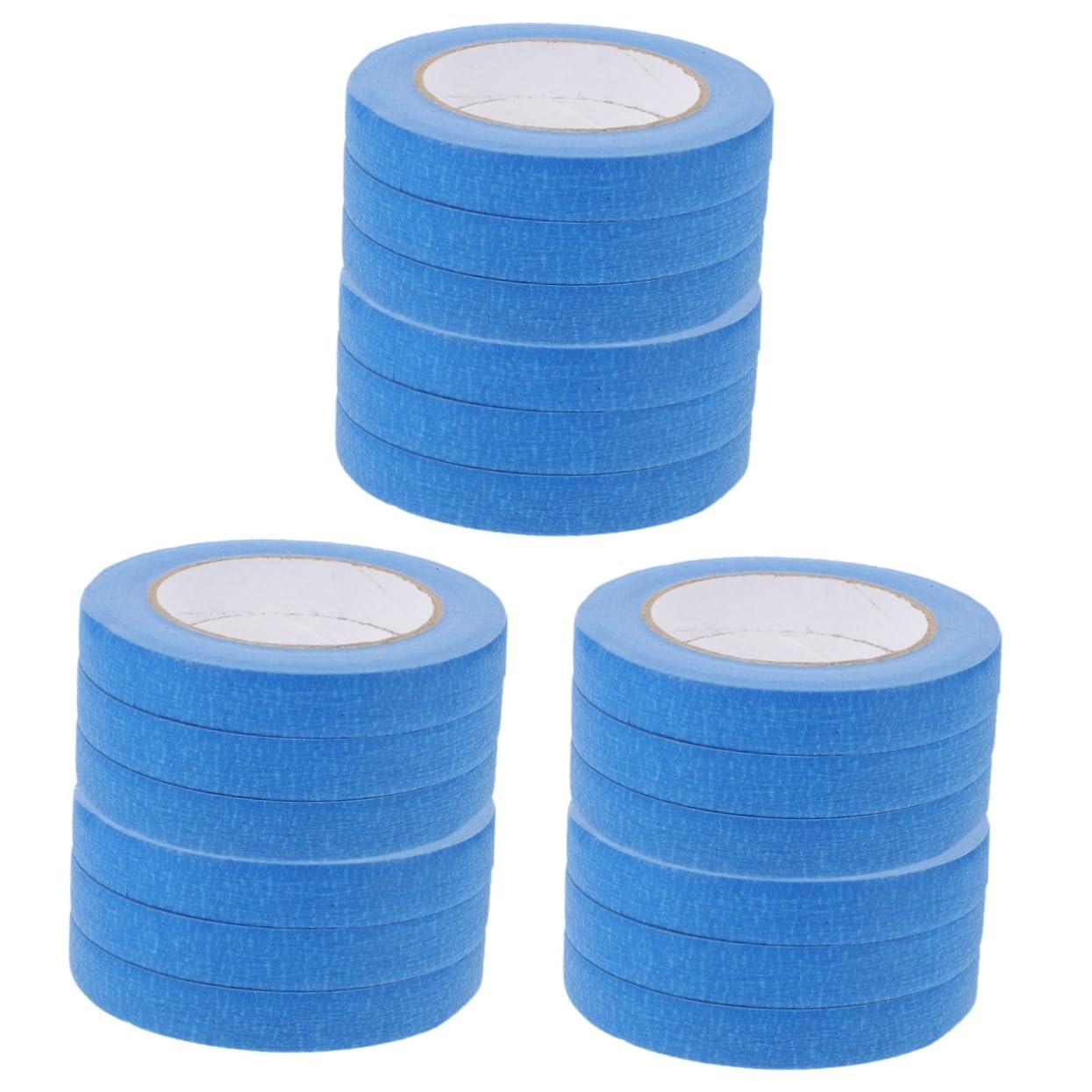 SHINEOFI 3 Set Nastro Per Pittori Masking Tape Virata Chiaro Nastro Adesivo Dispenser Per Mascheratura Nastro Adesivo Per La Pittura Nastro Da Disegno Carta Blue 6 * 3