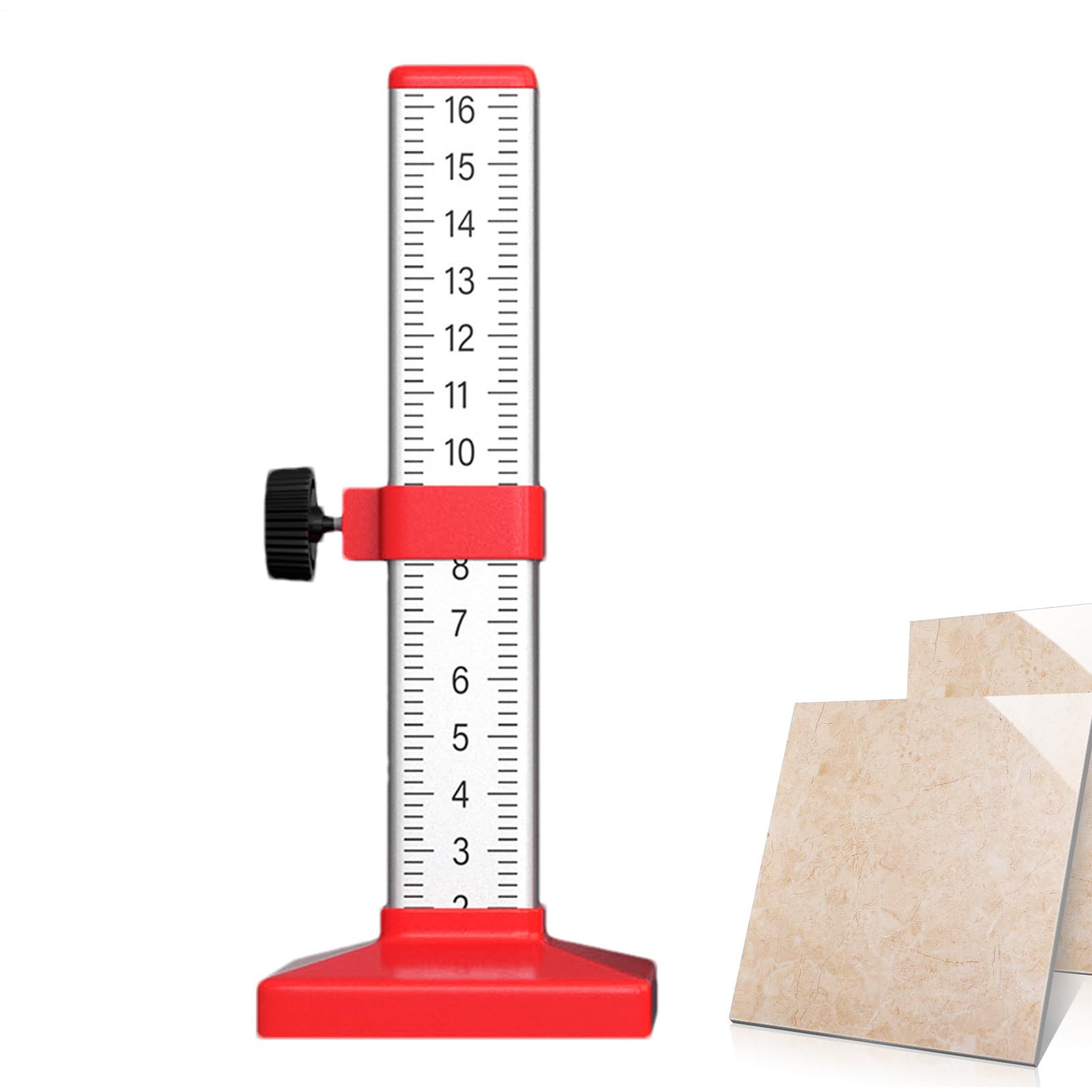 Regla Genérica Para La Colocación De Baldosas En Albañilería, Regla De Marcado De Precisión De Altura Igual Con Escala Graduada, Reglas De Nivelación Horizontal Para Suelos De Baldosas Cerámicas