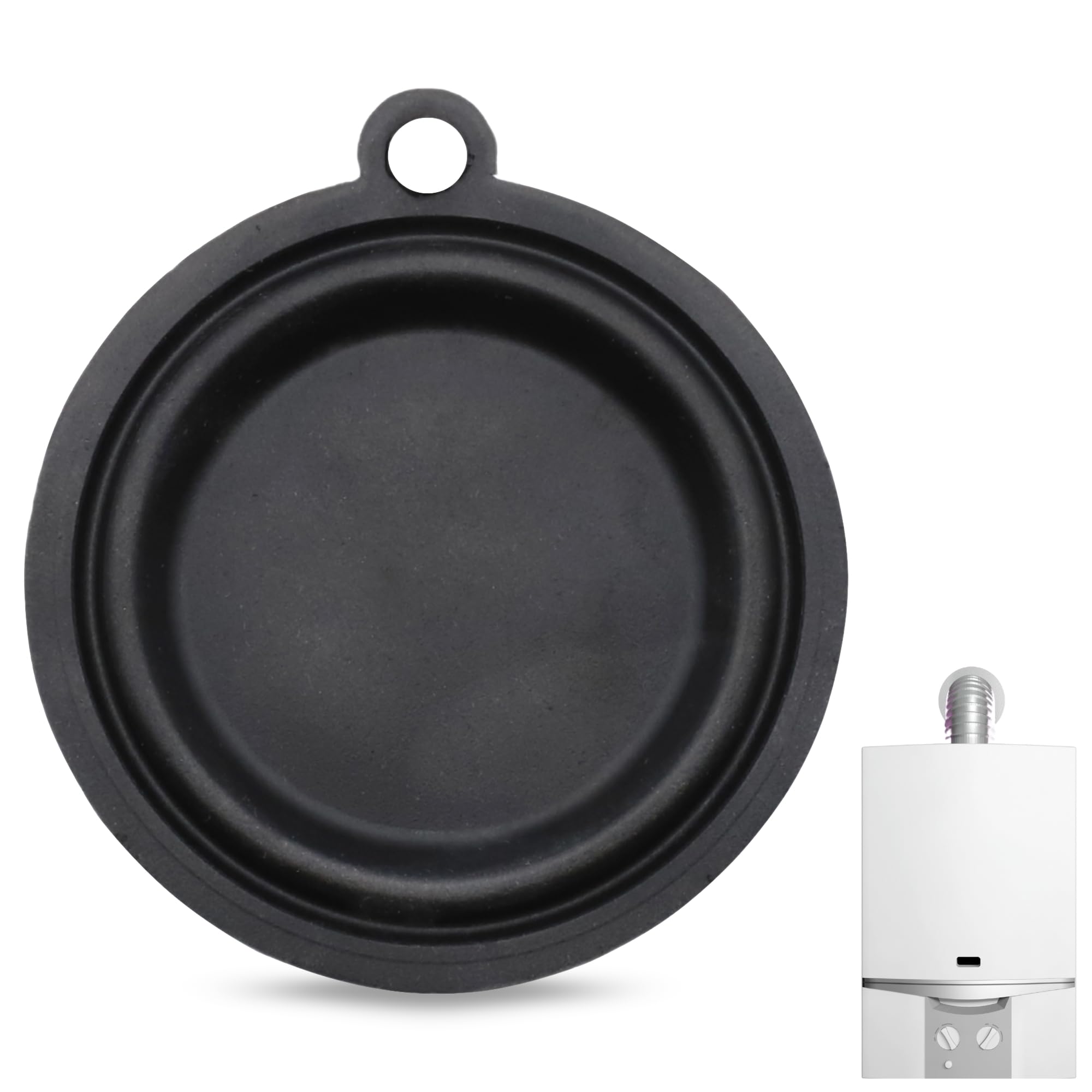 CHEFZOCO Membrana Calentador de Agua, Membrana Calentador de Gas, Código original: 398C0220, Diámetro 54 mm, 1 Agujero, Compatible con Cointra EB10, COB10, CPA 11 BUTANO