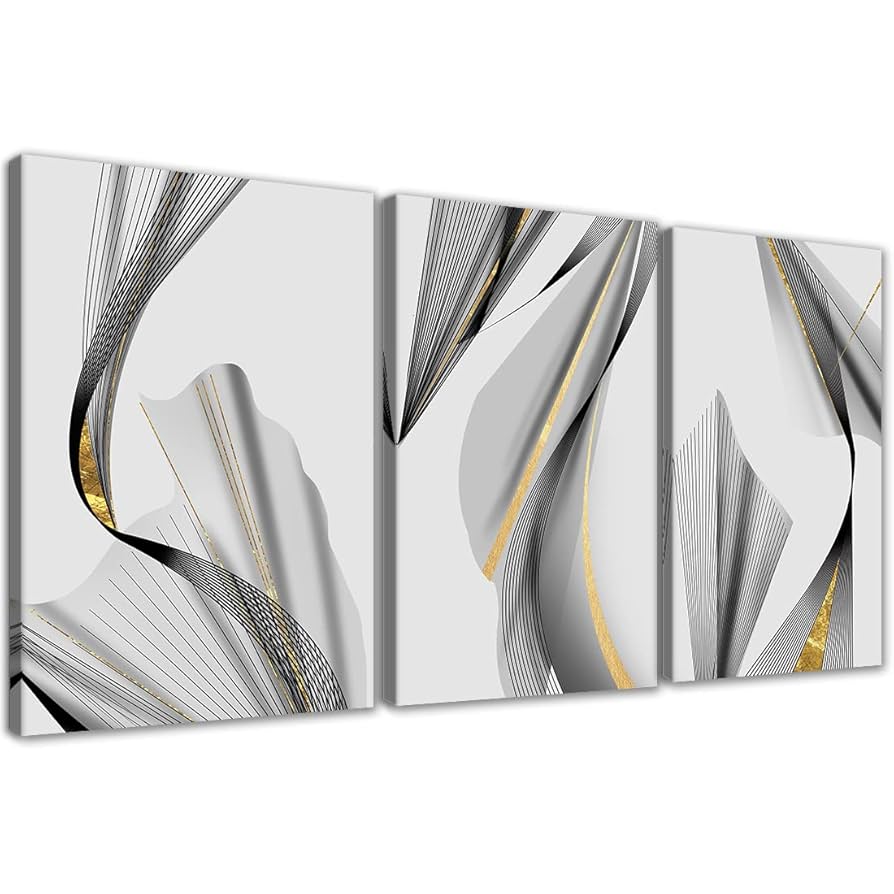 Amazon.com: Large Abstract Wall Art Decor Black and White
