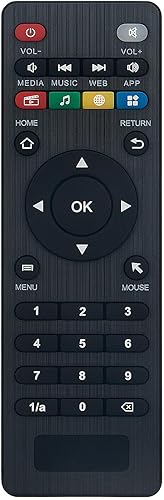 X31-218 Control remoto de repuesto compatible con Amlogic Set TV Box U7 S905W CS918 MXV Q7 Q8 V88 V99
