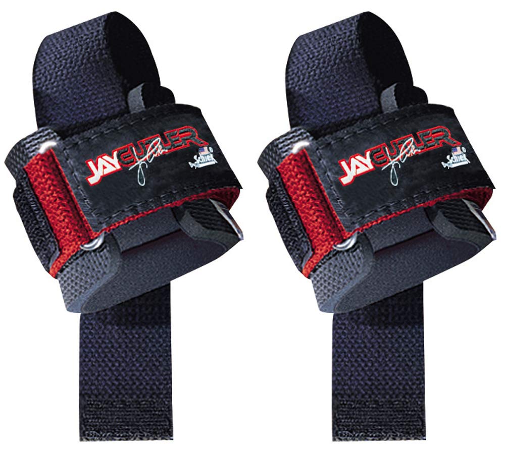 Schiek Sports, Inc. Jay Cutler Weight Lifting Straps Jay-PLS with Padded Wrist for Bodybuilding