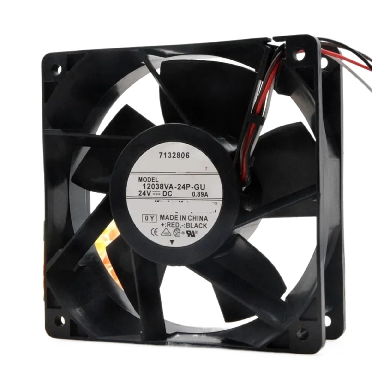 GJEXXPTST 120mm 12cm 24V Cooling Fan 12038VA-24P-GU 12038 120X120X38mm DC 0.89A Server