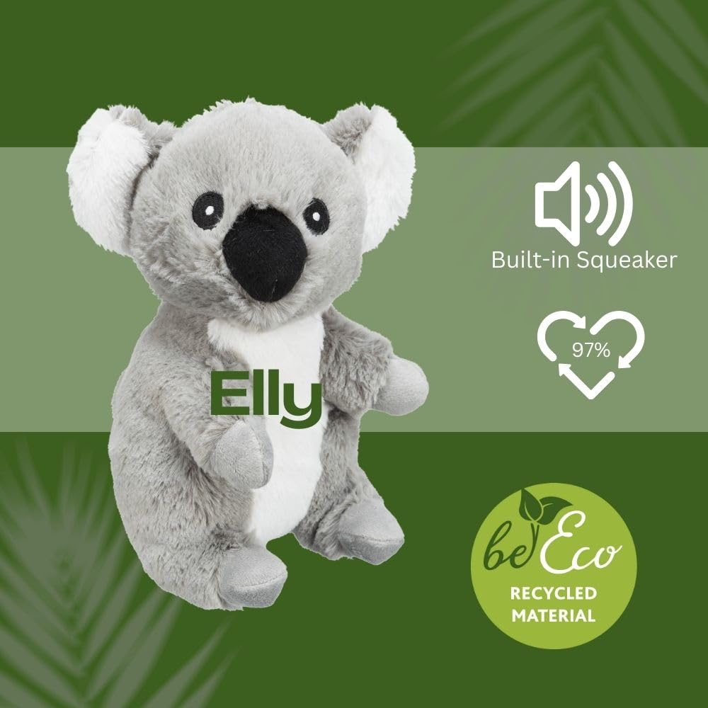 TRIXIE Be Eco Koala Elly, 21 cm - Sustainable plush koala from recycled materials - Soft grey cuddly toy - 34880 - Image 4