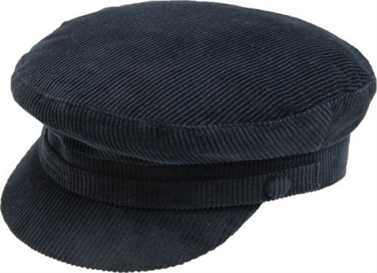 Failsworth Men's Navy Mariner Cord Cap Small