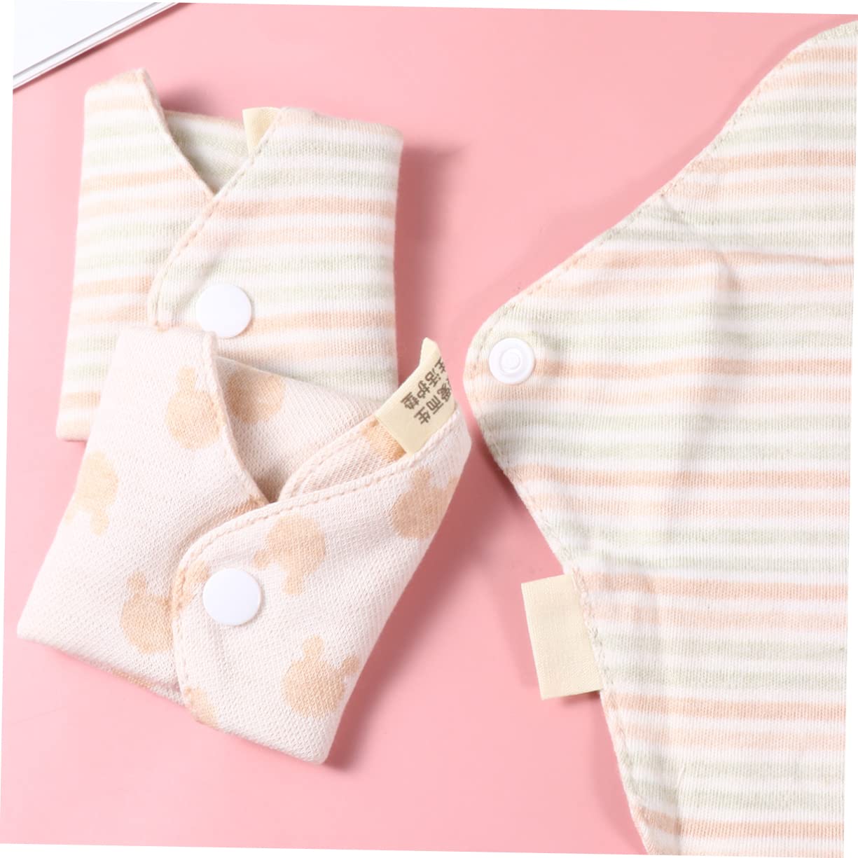 Beaupretty 15 Piezas toallas sanitarias reutilizables servilleta menstrual pantaletas de algodon para mujer Toalla sanitaria de algodón Compresa lavable para mujeres bragas toallitas intimas