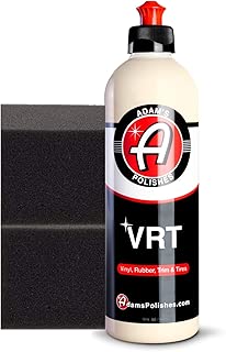 Adam's Silica Infused VRT Combo Vinyl, Rubber, Tire & Trim Dressing - Durable UV Protection and Water Repellent - Leaves a Crisp Freshly Detailed Look - Dress Tires or Trim Without Worry of Slinging - coolthings.us