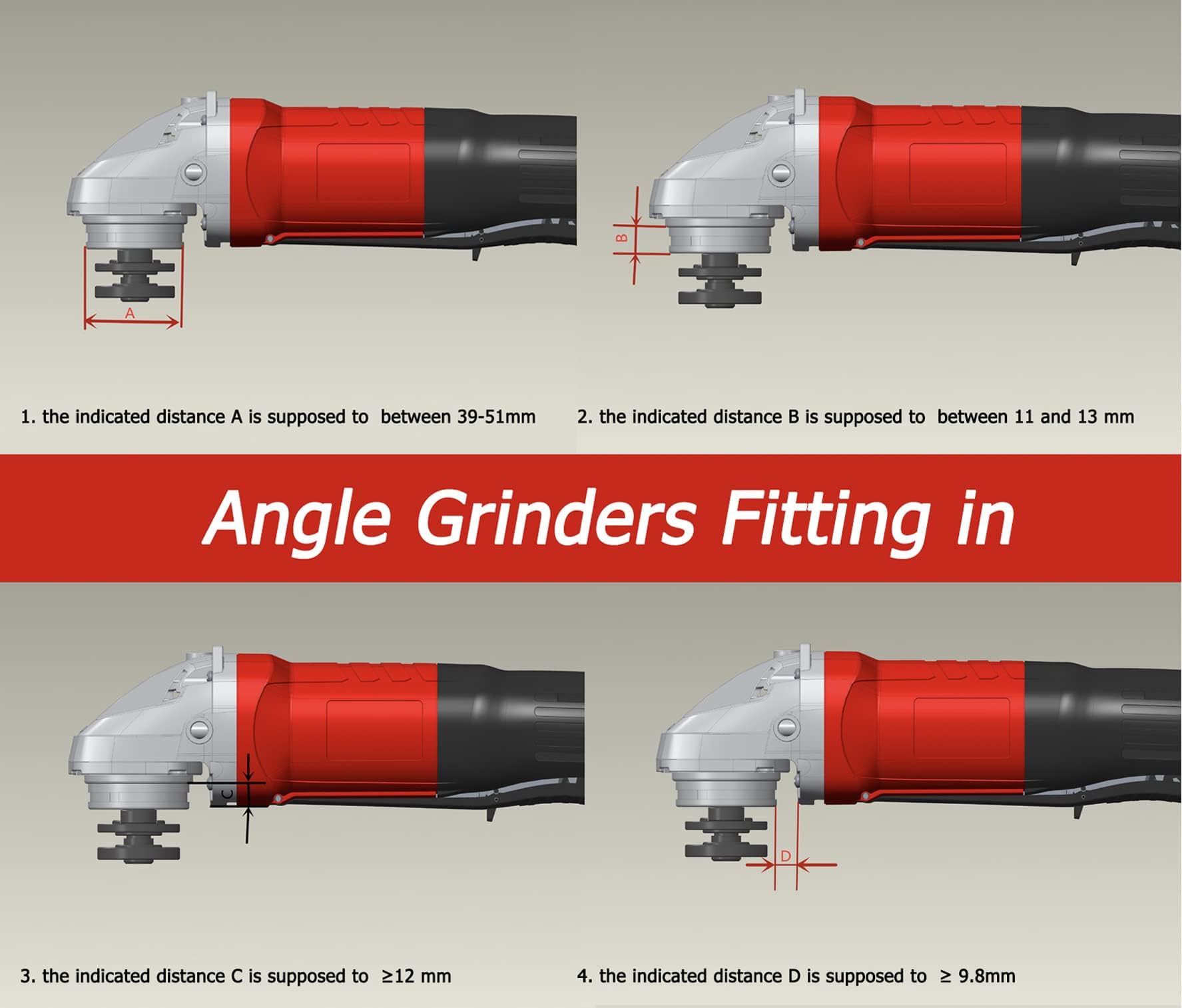 Recoge Polvo Amoladora de 125 mm con Cubierta Antipolvo para Hormigón - Kit Completo para un Trabajo Impecable