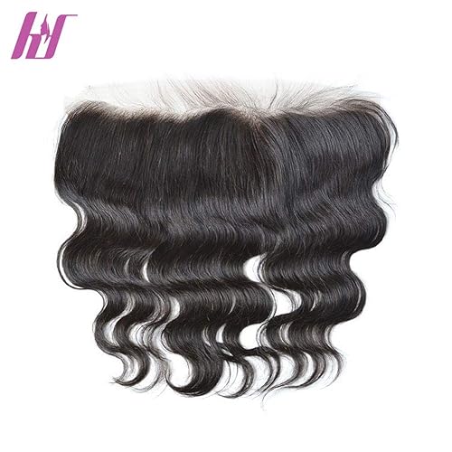 Miniatura 4 de Soprano  Cabello humano brasileño Remi  Cierre de encaje completo 4X4  Cuerpo ondulado 18 pulgadas  Negro natural