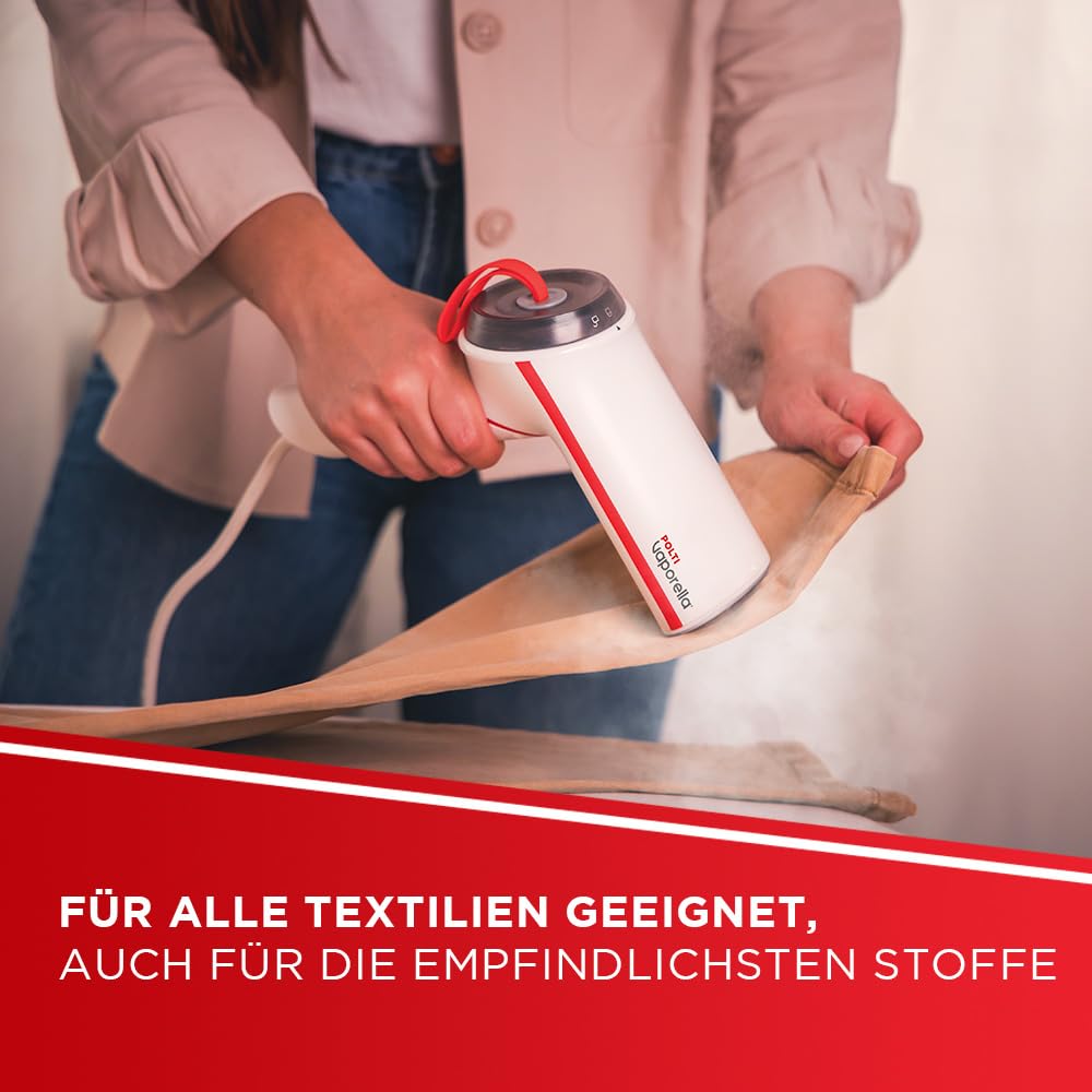 Polti Vaporella Vertical Styler GSM50R, Tragbarer Dampfglätter