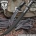 Bushmaster Survivor Squad Knife Set - Skinner, Bowie, Machete, Sharp Non-Reflective Stainless Steel Blades, ABS Handles, Includes Sheaths - Cutting and Chopping, Great for Wilderness Survival