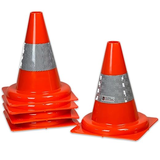 UvV SafeGlow Leitkegel in Orange