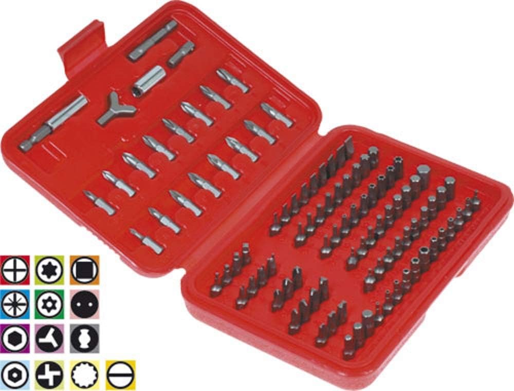 VELLEMAN VTBT11 100-PC SCREWDRIVER BIT SET