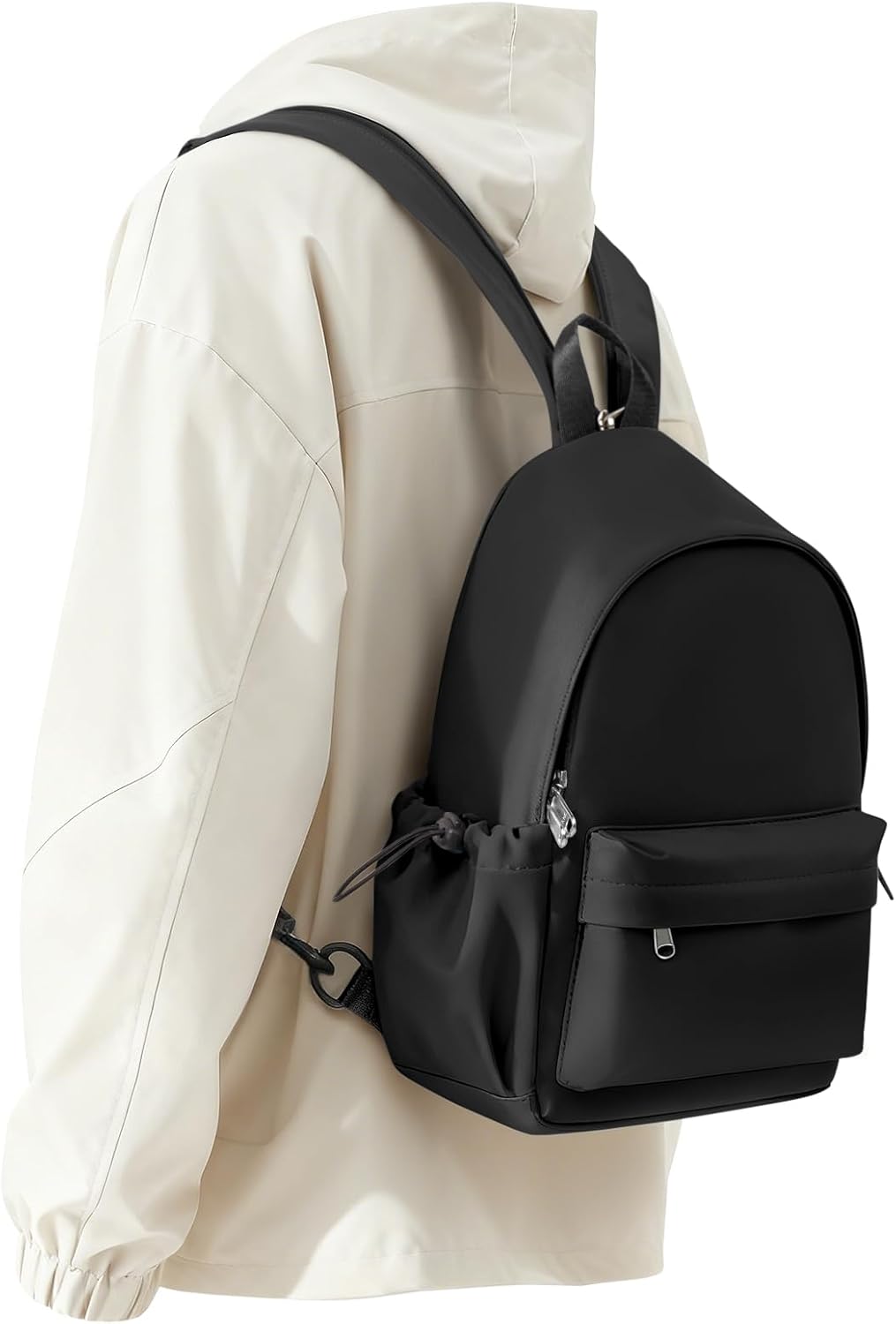 SEAFEW Small Black Sling Crossbody Bag for Men Women, Shoulder Daypack Mini Anti-Theft Cross Body Motorcycle Chest Bags, Small One Strap Fanny Back Pack for Casual Travel Hiking Sport Gym - Image 8