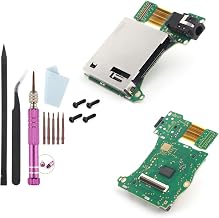RongZy Game Card Slot for Nintendo Switch NS Game Card Reader Replacement Accessory for NS Switch with Tool and Handle Screw
