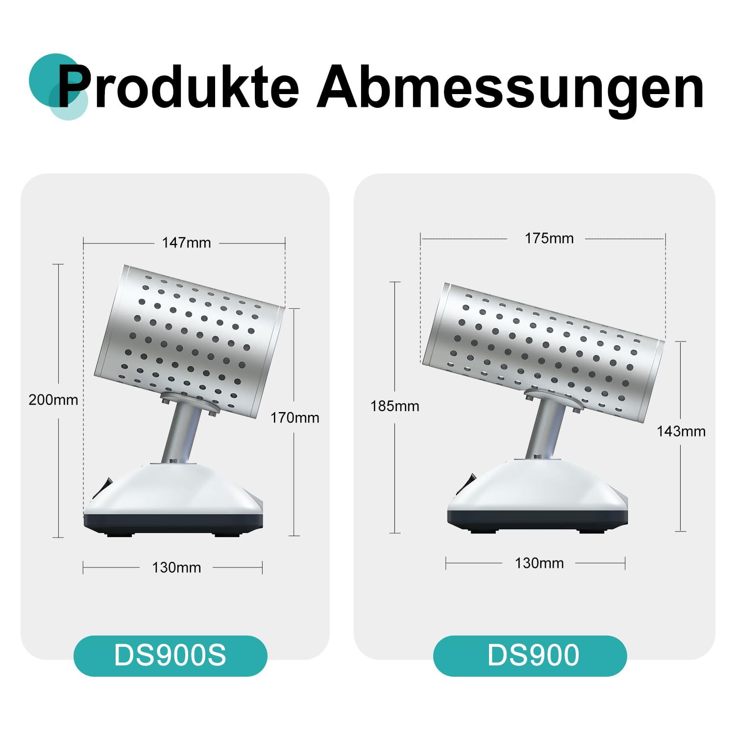 JOANLAB Infrarot-Sterilisator - Duale Temperatur 825°C, Labor-Sterilisator für Impfösen, Skalpell, Nadeln, Ersatz für Spiritusbrenner(DS-900S)