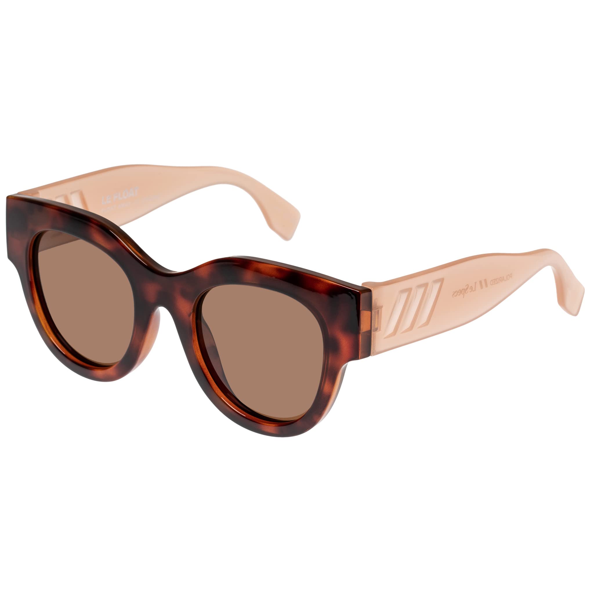 Le Specs Float Away Sunglasses for Men and Women, Round Frame Shape with UV Protection