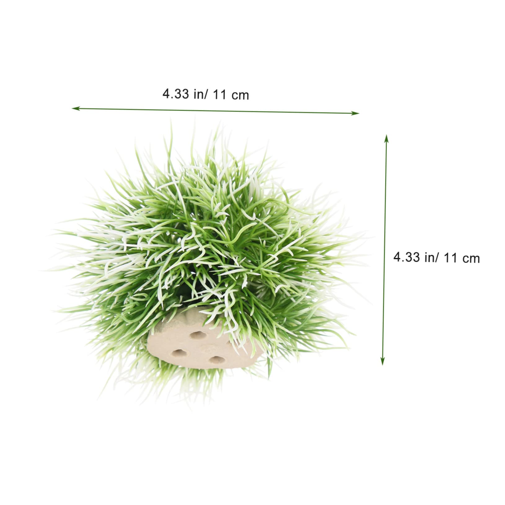 BESPORTBLE 8stücke Künstliche Pflanzen Für Aquarien Wasserpflanzen-Dekoration Für Fischbecken Lebendige Und Natürliche Für Teich Und Aquariengestaltung