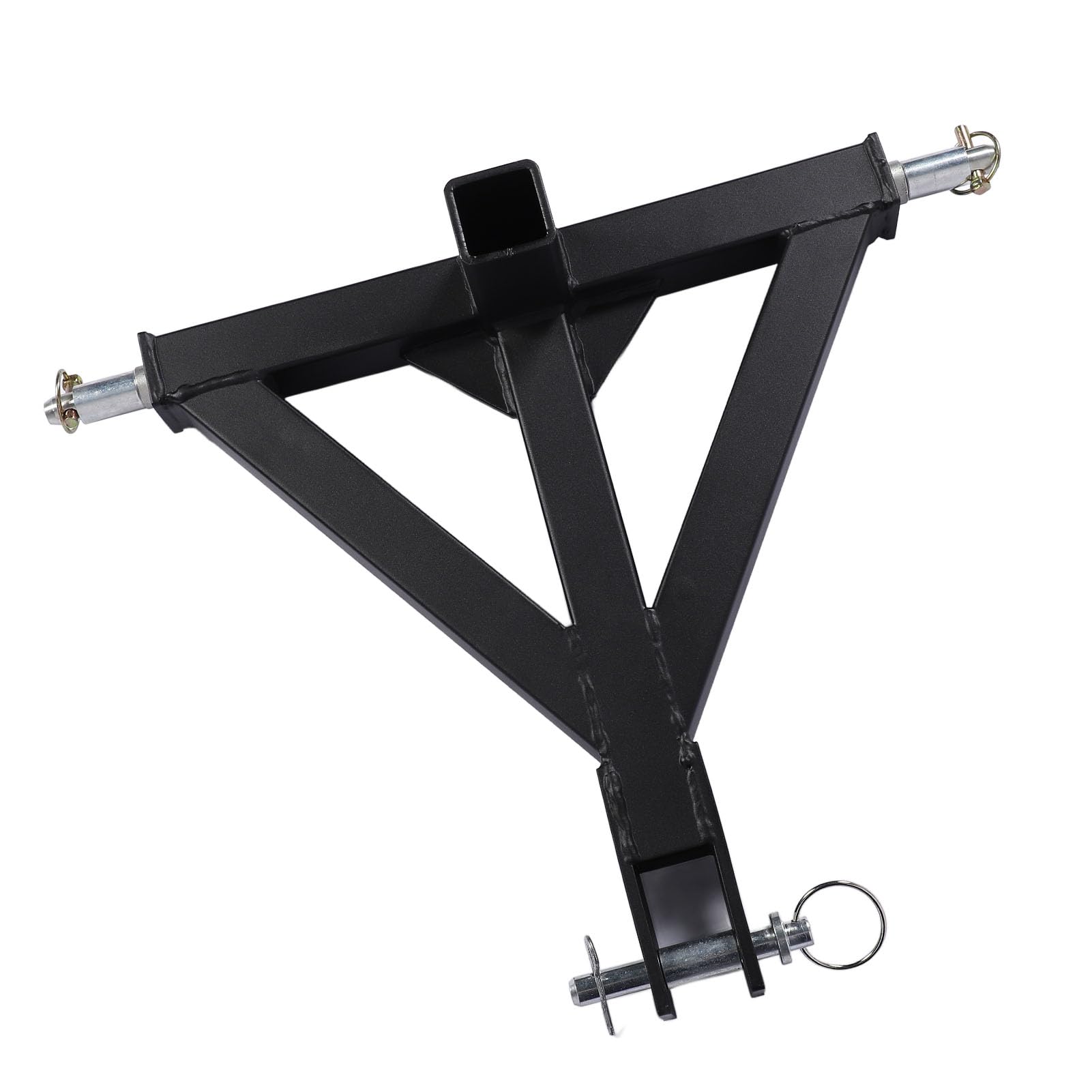 Enganche de Remolque de 3 Puntos, Adaptador de Barra de Tiro de Tractor de Acero Resistente, Capacidad de Remolque de 3000 Libras para Tractores Clase 1 y UTV