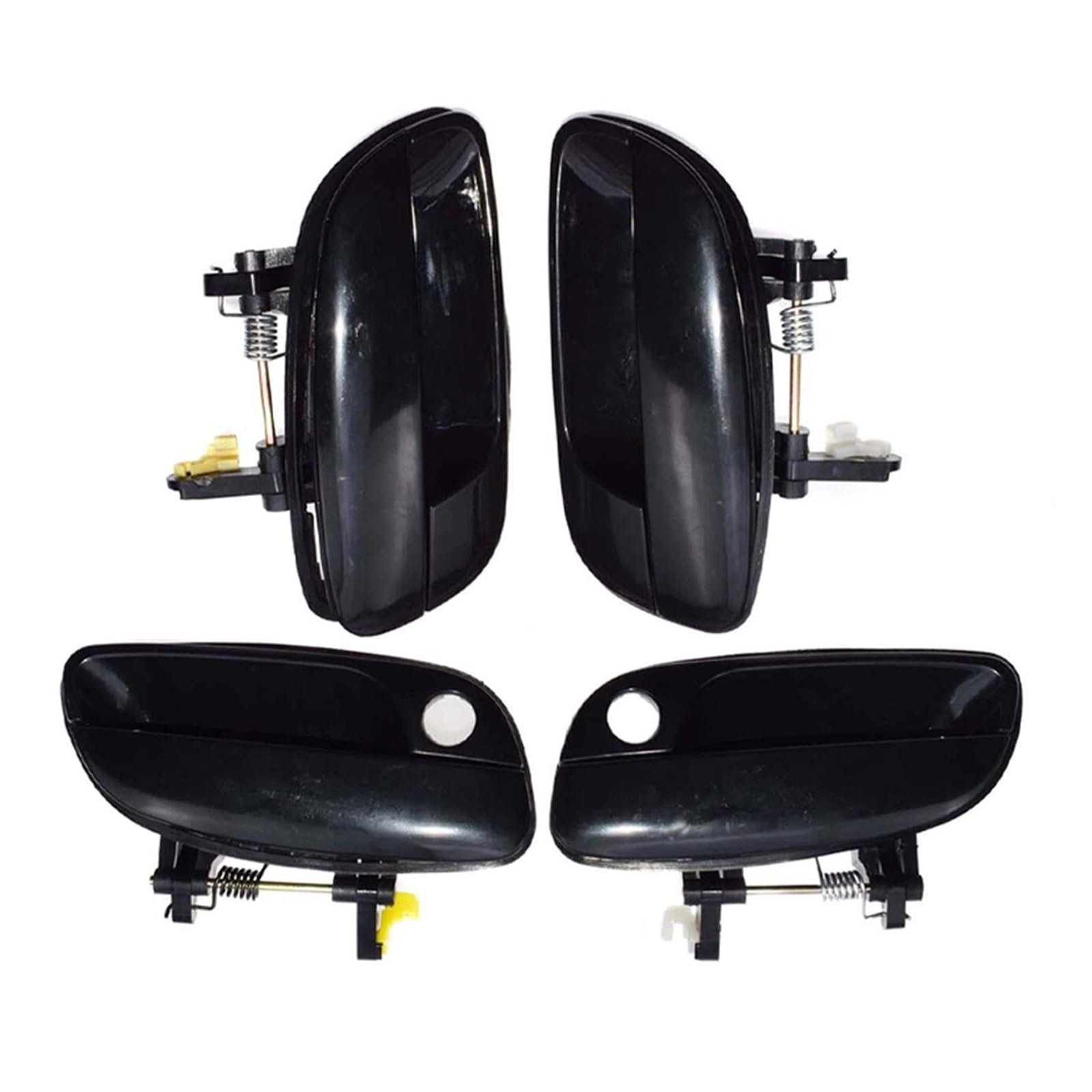 Drezzo Car Exterior Door Handle for Fit for Hyundai for Elantra for Sedan 2001-2006 4Pcs Car Exterior Door Handles