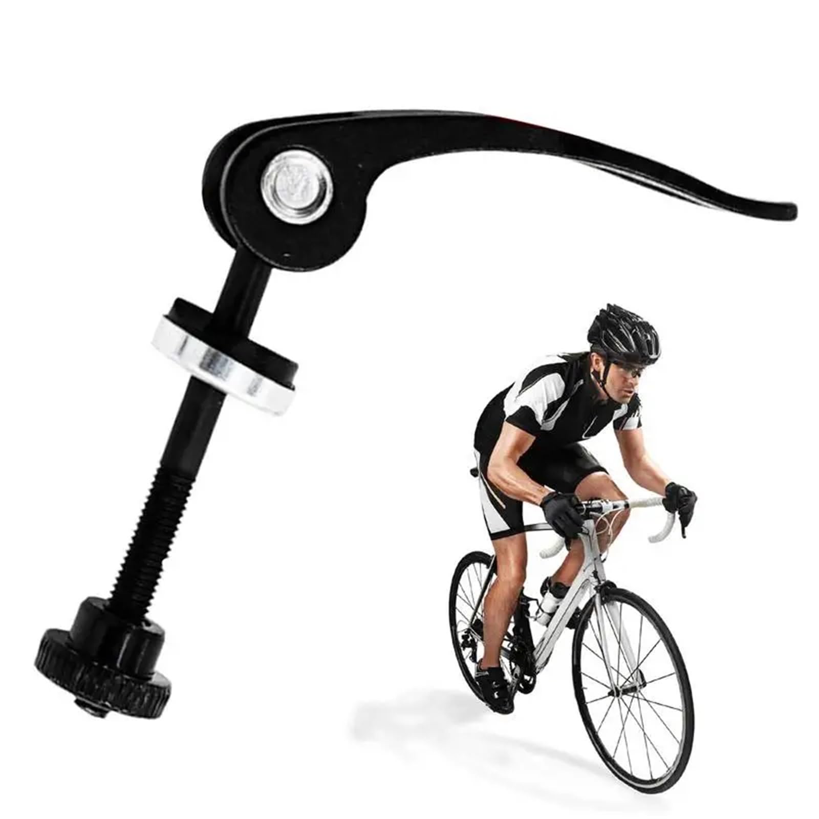 Vite a sgancio rapido per morsetto sedile 5 Pezzi Di Bulloni A Sgancio Rapido For Bici, Viti For Reggisella, Clip For, Morsetto For Tubo Bicicletta Pieghevole(M5x45mm)